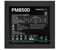 Deepcool PM850D 850W 80 Plus Gold R-PM850D-FA0B-EU - 1201636 - zdjęcie 3